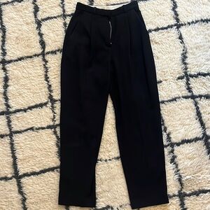 Aritzia/Wilfred High waisted straight leg trousers